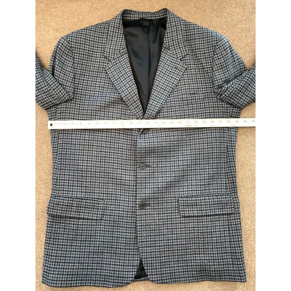 J Crew Oarsman Tweed Blazer Mens 44R Wool Houndstooth Jacket Sportcoat - Picture 6 of 10